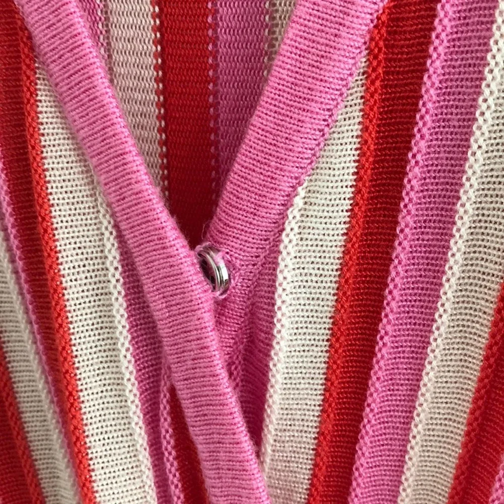 Foxiedox Echo Stripe Midi Sweater Dress Size Small - Picture 7 of 9